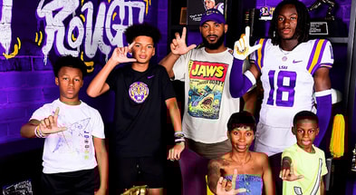 Can LSU reel in another Top 5 WR? (Photo: Jase Mathews)
